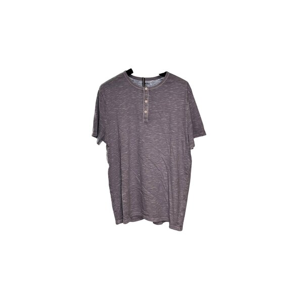 Goodfellow & Co Gray Henley T-Shirt Size L 100% Cotton - Picture 1 of 8